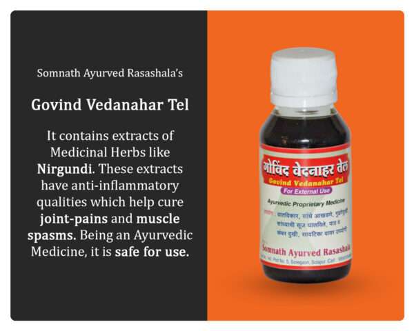 Govind Vednahar Tel | One stop remedy for all muscular pains - Image 5