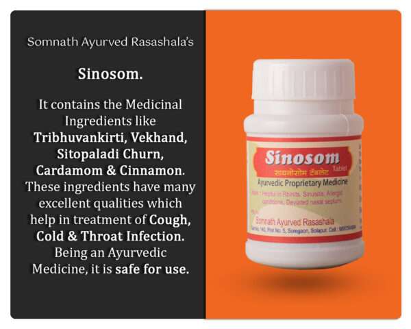 Sinosom Tablets | Helpful in Running nose and Sinusitis - Image 4