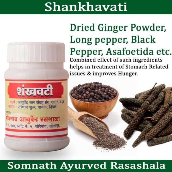 Shankhavati Tablets | Reduces Indigestion, stomach heaviness | Improves appetite