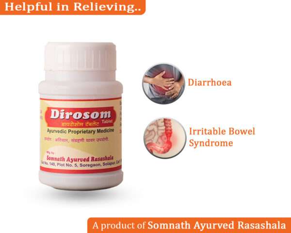 Dirosom Tablets | Gut health | Diarrhoea | - Image 3